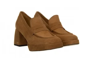 Półbuty -159 4670 005-P Rudy Welur 159107, Skóra naturalna | Bayla Sale