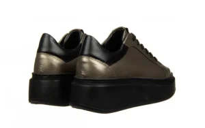 Półbuty -159 4673 164-P Tłocz Lico 159154, Złoty, Skóra naturalna | Bayla Outlet