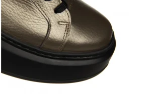 Półbuty -159 4673 164-P Tłocz Lico 159154, Złoty, Skóra naturalna | Bayla Outlet