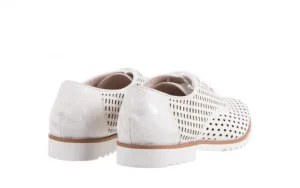 Półbuty -018 1133-221 White Silver 018505, Biały/Srebrny, Skóra naturalna | Bayla New
