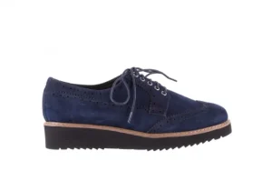 Półbuty -018 1661-X32 Navy, Granat, Skóra naturalna | Bayla Sale