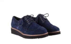 Półbuty -018 1661-X32 Navy, Granat, Skóra naturalna | Bayla Sale