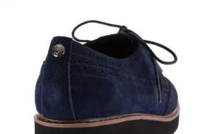 Półbuty -018 1661-X32 Navy, Granat, Skóra naturalna | Bayla Sale