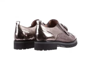 Półbuty -018 1922-X20 Pewter, Srebrny, Skóra naturalna | Bayla Hot