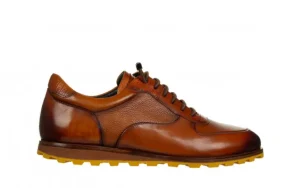 Półbuty Brooman A230-G56-SW2 Tan 104248, Brązowy, Skóra naturalna | John Doubare Clearance