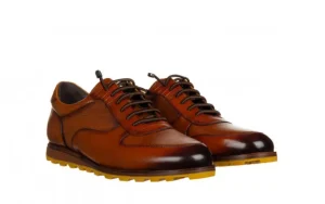 Półbuty Brooman A230-G56-SW2 Tan 104248, Brązowy, Skóra naturalna | John Doubare Clearance