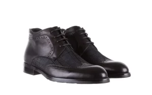 Półbuty A2001-14-75-1-R Black, Czarny, Skóra naturalna | Brooman Best