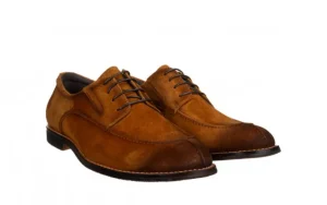 Półbuty B463-G2-WX08 Tan 104254, Brązowy, Skóra naturalna | Brooman Fashion