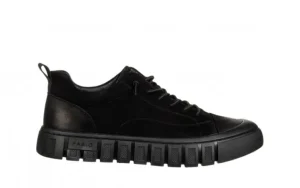 Półbuty Fabio Moretti N72660-1 Black 104251, Czarny, Skóra naturalna | John Doubare Outlet