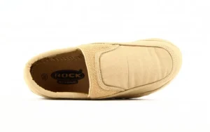 Półbuty Fancy Elastic Beige, Beż, Materiał | Rock Sale