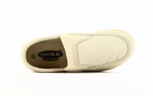 Półbuty Fancy Elastic Ivory, Beż, Materiał | Rock Sale