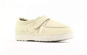 Półbuty Fancy Velcro Ivory, Beż, Materiał | Rock Hot