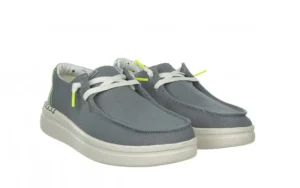 Półbuty Wendy Rise Chambray Abyss Blue 003220, Niebieski, Materiał | HeyDude Fashion