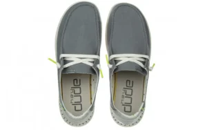 Półbuty Wendy Rise Chambray Abyss Blue 003220, Niebieski, Materiał | HeyDude Fashion