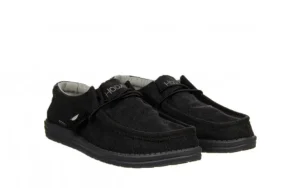 Półbuty Captain Standard Midnight 003274, Czarny, Materiał | Hodaki Discount