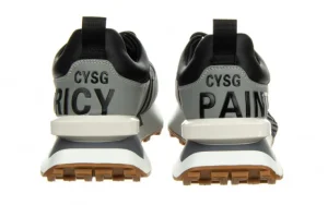 Półbuty 2666 Black 104206, Szary, Skóra naturalna | John Doubare New