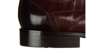 Półbuty D788-159-626 Red 104231, Brązowy, Skóra naturalna | John Doubare Sale