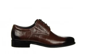 Półbuty QA526-C6-A77 Coffee 104237, Brązowy, Skóra naturalna | John Doubare Fashion