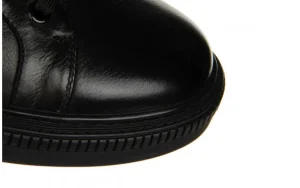 Półbuty QA530-23L-P742 Black 104239, Czarny, Skóra naturalna | John Doubare Outlet