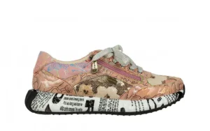 Półbuty Burton 1123 Poudre 202030, Różowy, Skóra naturalna | Laura Vita Online