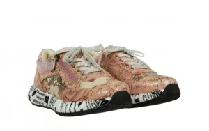 Półbuty Burton 1123 Poudre 202030, Różowy, Skóra naturalna | Laura Vita Online