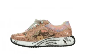 Półbuty Burton 1123 Poudre 202030, Różowy, Skóra naturalna | Laura Vita Online