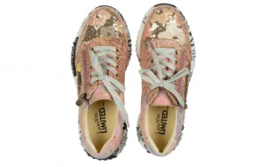 Półbuty Burton 1123 Poudre 202030, Różowy, Skóra naturalna | Laura Vita Online