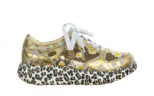 Półbuty Nikito 52 Or 202033, Złoty, Skóra naturalna | Laura Vita Clearance