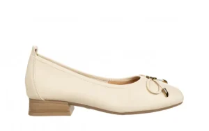 Półbuty E40301 Beige 514246, Beżowy, Skóra naturalna | Loretta Vitale Fashion