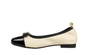 Półbuty E40304B Beige 514249, Beżowy, Skóra naturalna | Loretta Vitale New