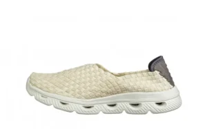 Półbuty Alba Ivory 032021, Beżowy, Materiał | Rock Fashion