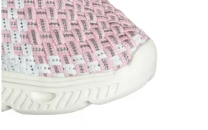 Półbuty Alba Kol 024 032022, Różowy, Materiał | Rock Hot