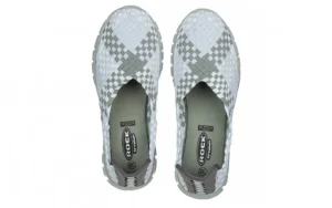Półbuty Bara White Grey Mix 032927, Biały, Materiał | Rock Online