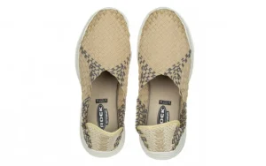 Półbuty Brooklyn Beige Grey Silver 032928, Beżowy, Materiał | Rock Fashion