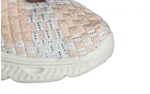 Półbuty Djerba Light Nude 032032, Różowy, Materiał | Rock Fashion