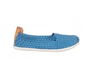 Półbuty Free Spirit Navy T Smoke Leather Counter, Niebieski, Materiał | Rock New