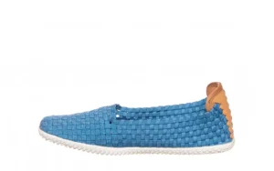 Półbuty Free Spirit Navy T Smoke Leather Counter, Niebieski, Materiał | Rock New