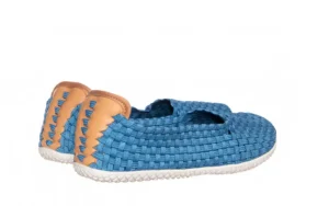 Półbuty Free Spirit Navy T Smoke Leather Counter, Niebieski, Materiał | Rock New