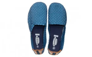 Półbuty Free Spirit Navy T Smoke Leather Counter, Niebieski, Materiał | Rock New