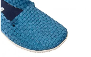 Półbuty Free Spirit Navy T Smoke Leather Counter, Niebieski, Materiał | Rock New