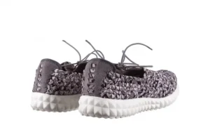 Półbuty Noam Black Grey Printing Smoke, Szary, Materiał | Rock Hot