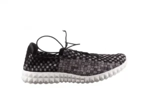 Półbuty Noam Violet Beige Smoke Met Blk, Czarny/ Szary, Materiał | Rock Fashion