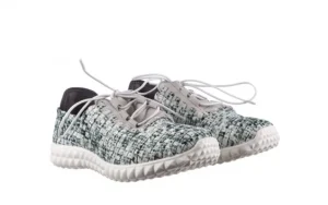 Półbuty Noam White Green Points Smoke, Zielony/ Biały, Materiał | Rock Discount