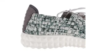 Półbuty Noam White Green Points Smoke, Zielony/ Biały, Materiał | Rock Discount