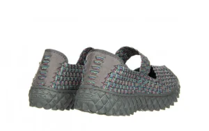 Półbuty Over Blue Zone 032908, Wielokolorowy, Materiał | Rock Best