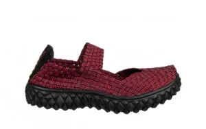 Półbuty Over Portwine 032039, Czerwony, Materiał | Rock Hot