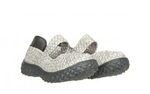 Półbuty Over Silver Bird 032918, Biały, Materiał | Rock Discount