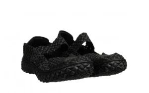 Półbuty Over Spider Black 032015, Czarny, Materiał | Rock Outlet