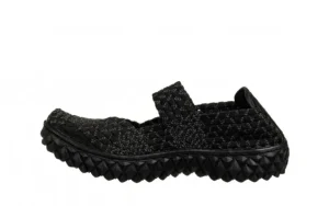 Półbuty Over Spider Black 032015, Czarny, Materiał | Rock Outlet