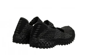 Półbuty Over Spider Black 032015, Czarny, Materiał | Rock Outlet